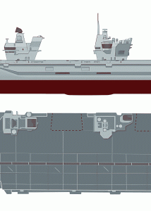 Queen Elizabeth-class aircraft carrier blueprint