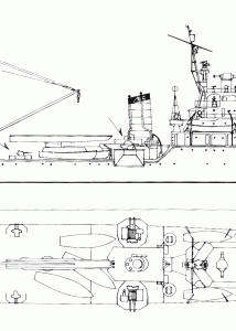 Katori-class cruiser blueprint