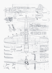 Nakajima C6N Saiun blueprint