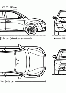 Peugeot 208 blueprint