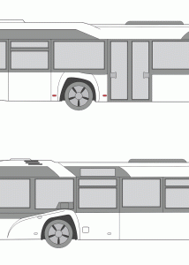 Solaris Urbino 12 blueprint