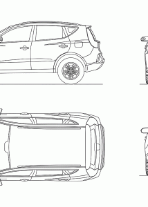 Geely Yuanjing X6 blueprint