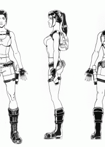 Lara Croft blueprint