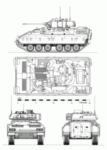 M2 Bradley blueprint