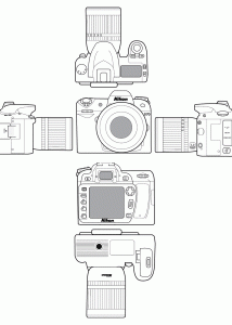 Nikon D70 blueprint