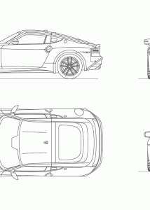 Nissan Fairlady Z blueprint