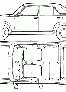 Austin Allegro blueprint