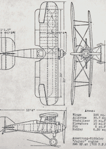 Gloster Grebe blueprint