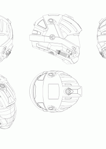 Halo CQB Helmet blueprint