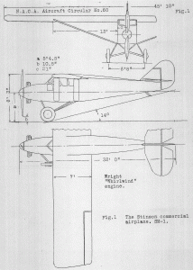 Stinson Detroiter blueprint