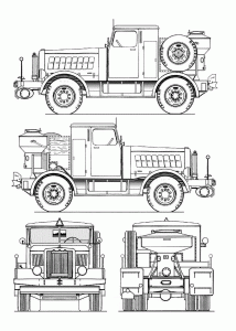 Hanomag SS100 blueprint