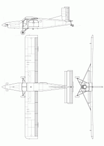 Pilatus PC-6 Porter blueprint
