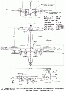 SNCASE Armagnac blueprint