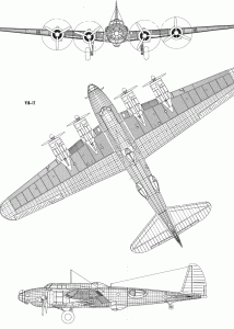 Boeing Y1B-17 blueprint