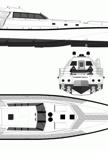 Thunder Child II High-speed Patrol Boat blueprint