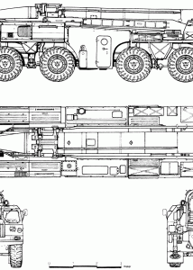 9P117 Elbrus (SS-1c Scud B) blueprint