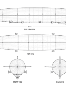 LZ 129 Hindenburg blueprint