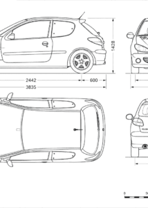 Peugeot 206 blueprint