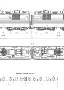 VL80 Electric Freight Locomotive blueprint