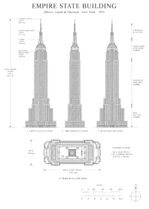 Empire State Building blueprint