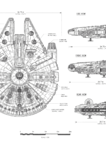 millennium falcon blueprint