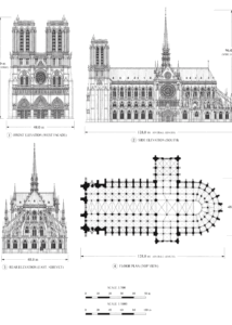 Notre-Dame de Paris blueprint