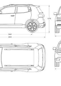 Volkswagen Taigun blueprint