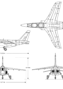 Dassault Dornier Alpha Jet blueprint