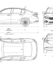 Fiat Tipo blueprint