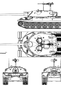 IS-7 Heavy tank blueprint