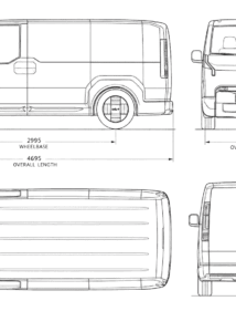Kia PV5 blueprint