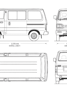 Maruti Suzuki Omni blueprint