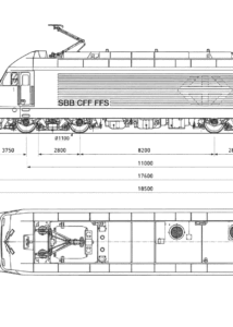 SBB Re 460 blueprint