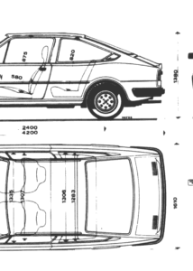 Škoda Garde Rapid blueprint