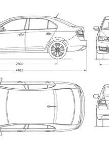 Skoda Rapid blueprint