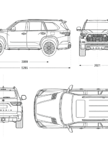 Toyota Sequoia blueprint