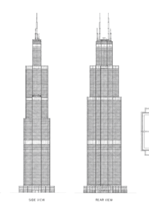 willis tower blueprint