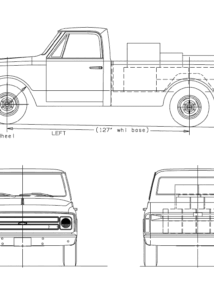 Chevrolet C-10 Pickup blueprint