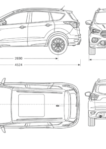 Ford Kuga blueprint