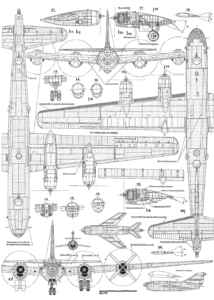 Tupolev Tu-4 blueprint